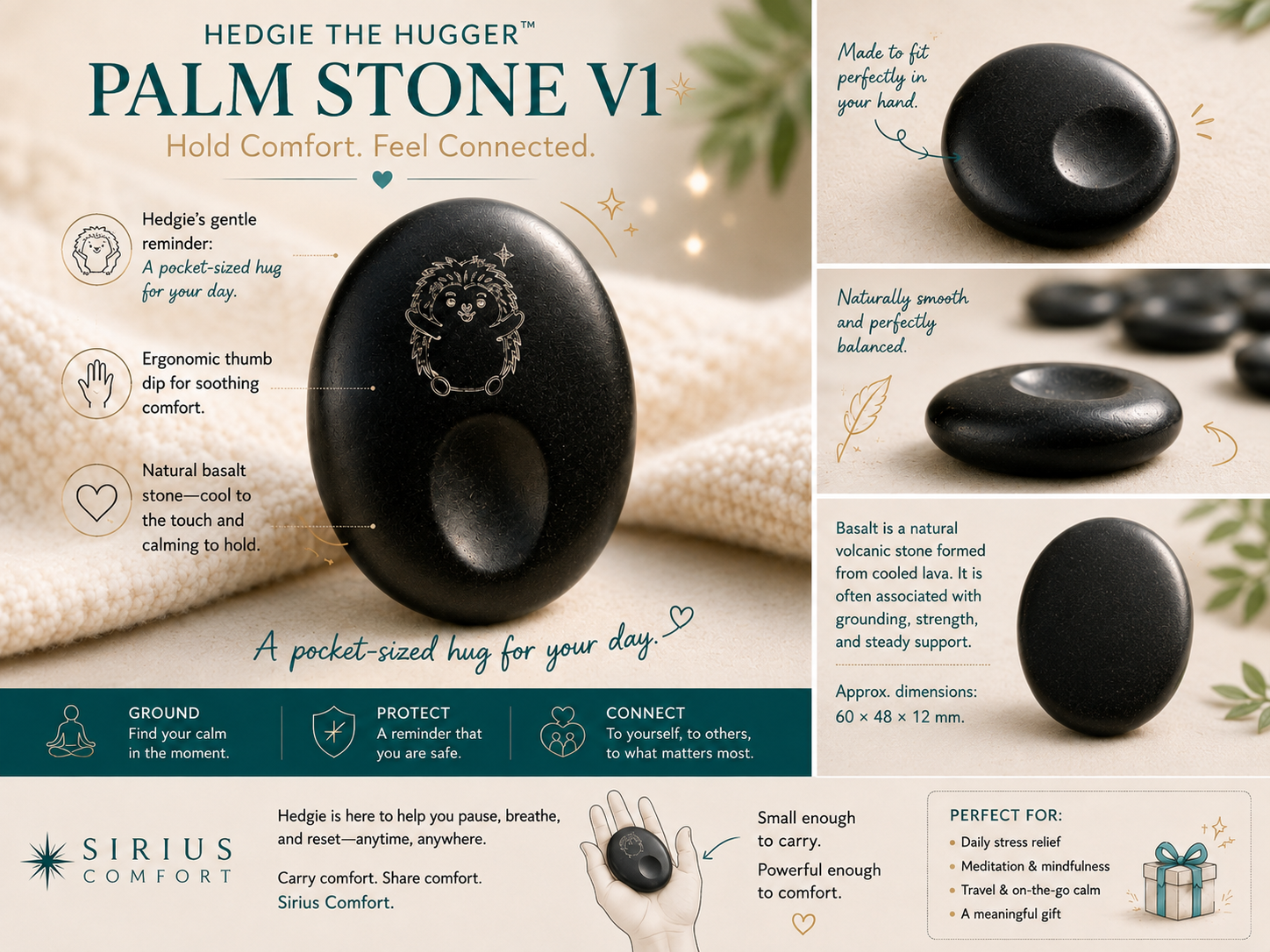 Hedgie V1 Palm Stone — Available Now